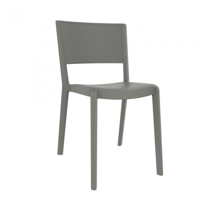 2 RESOL SPOT Silla Interior, Exterior  Gris verdoso - 2 unidades