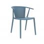 2 RESOL STEELY Silla Con Brazos Interior, Exterior  Azul retro - 2 unidades