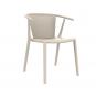2 RESOL STEELY Silla Con Brazos Interior, Exterior  Marfil - 2 unidades