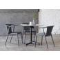 2 RESOL STEELY Silla Con Brazos Interior, Exterior  Marfil - 2 unidades