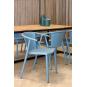 2 RESOL STEELY Silla Con Brazos Interior, Exterior  Rojo - 2 unidades