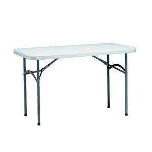 GARBAR STRAUSS Mesa Rectangular Plegable Interior, Exterior 122x60 Gris