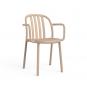 2 RESOL SUE Silla Con Brazos Interior, Exterior  Arena - 2 unidades