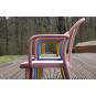 2 RESOL SUE Silla Con Brazos Interior, Exterior  Blanco - 2 unidades