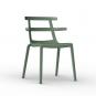2 RESOL TOKYO Silla Interior, Exterior  Gris verdoso - 2 unidades