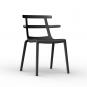2 RESOL TOKYO Silla Interior, Exterior  Negro - 2 unidades