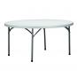 GARBAR VERDI Mesa Redonda Plegable Interior, Exterior Ø150 Gris