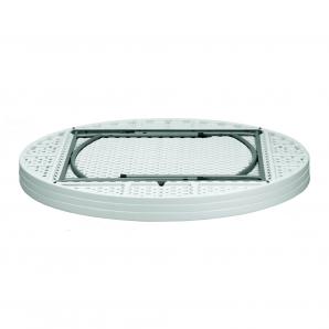 GARBAR VERDI Mesa Redonda Plegable Interior, Exterior Ø150 Gris