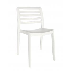 4 GARBAR WIND Silla Interior, Exterior Blanco - 4 unidades
