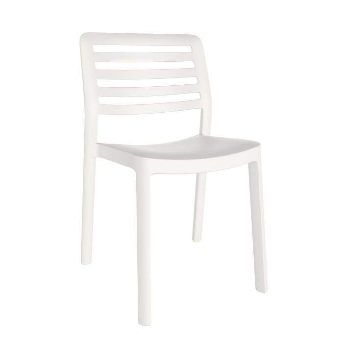 4 GARBAR WIND Silla Interior, Exterior Blanco - 4 unidades