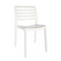 4 GARBAR WIND Silla Interior, Exterior Blanco - 4 unidades