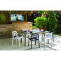 4 GARBAR WIND Silla Interior, Exterior Gris oscuro - 4 unidades