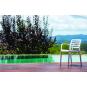 4 GARBAR WIND Silla Con Brazos Interior, Exterior Blanco - 4 unidades