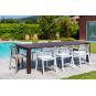 4 GARBAR WIND Silla Con Brazos Interior, Exterior Blanco - 4 unidades