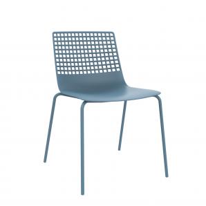 2 RESOL WIRE Silla Interior, Exterior  Azul retro - 2 unidades