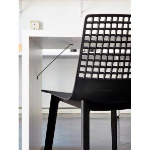 2 RESOL WIRE Silla Click Interior, Exterior  Gris verdoso - Marfil - 2 unidades