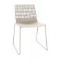 2 RESOL WIRE Silla Patín Interior, Exterior  Blanco - 2 unidades