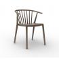 2 RESOL WOODY Silla Interior, Exterior  Chocolate - 2 unidades