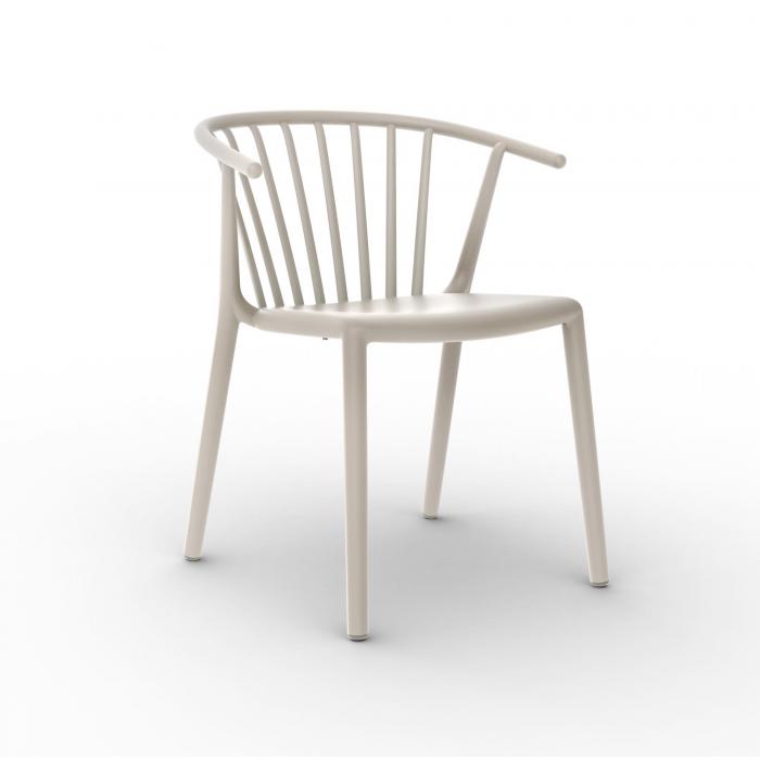 2 RESOL WOODY Silla Interior, Exterior  Marfil - 2 unidades