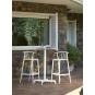 2 RESOL WOODY Taburete Alto Interior, Exterior  Chocolate - 2 unidades