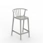 2 RESOL WOODY Taburete Medio Interior, Exterior  Gris verdoso - 2 unidades