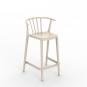 2 RESOL WOODY Taburete Medio Interior, Exterior  Marfil - 2 unidades