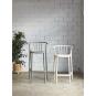 2 RESOL WOODY Taburete Medio Interior, Exterior  Marfil - 2 unidades