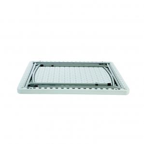 GARBAR YAGO Mesa Cuadrada Plegable Interior, Exterior 88x88 Gris