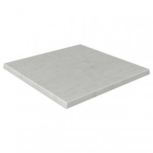 2 Tableros de mesa werzalit-sm, 70 marmor bianco, 70 x 70 cms* - 2 unidades