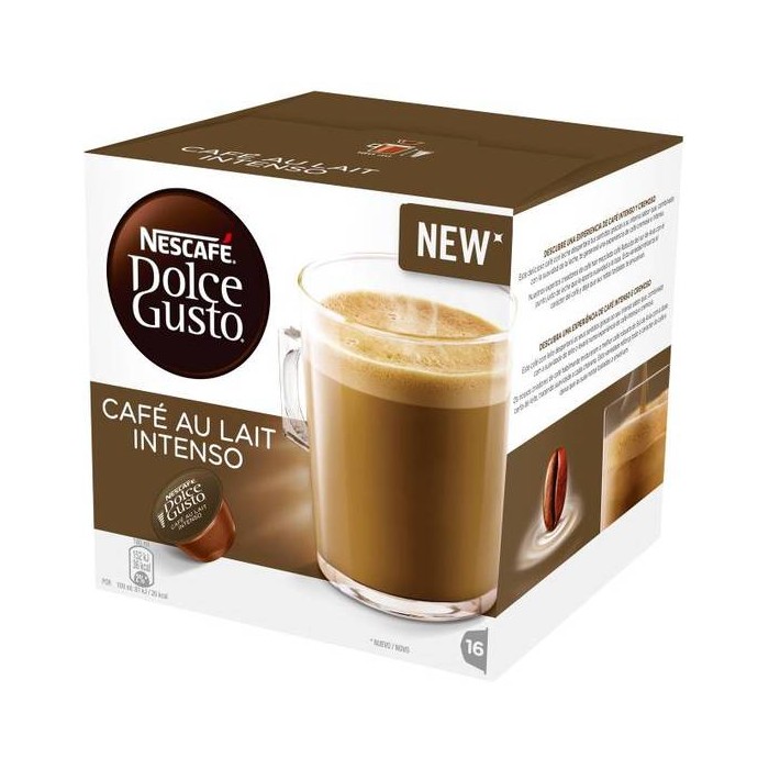 Dolce gusto café con leche intenso, 16 cápsulas | Cápsulas café