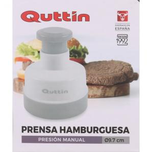 18 Prensas hamburguesas manual plast. quttin - 18 unidades