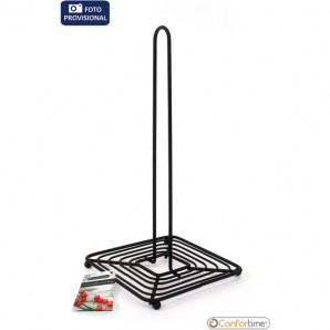 SOPORTE ROLLO COCINA BLACK CONFORTIME - Imagen 1