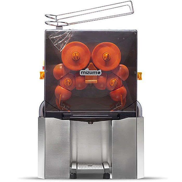 Exprimidor de Zumo Automático, 25 Naranjas por Minuto, Cubierta Transparente, MIZUMO EASYPRO Z