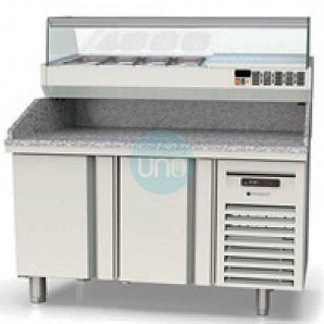 Mesa Fría de Trabajo, 1,5 Metros Ancho, 2 Puertas, 2 Estantes, Fondo 60 cm, Coreco MR60-150
