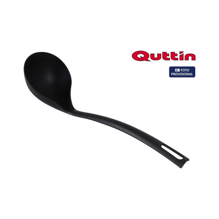 CUCHARON NYLON NEGRO QUTTIN - Imagen 1