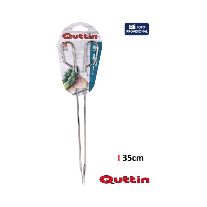 PINZAS COCINA CR PESCADO 35CM QUTTIN - Imagen 1