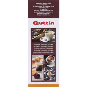 SOPORTE 24 CAPSULAS CAFE ROTATORIO QUTTIN - Imagen 3