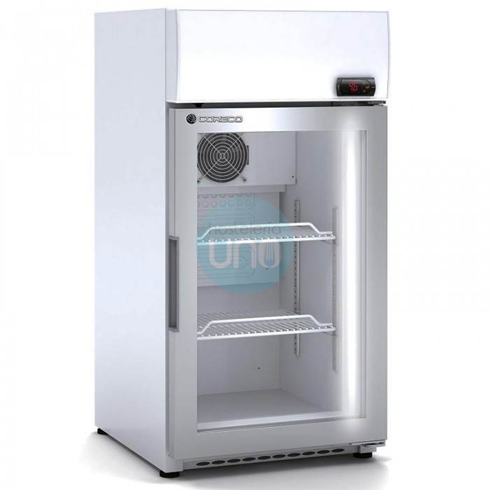 Expositor refrigerador sobre mostrador 2 estantes, 72 litros Coreco ECCM-450