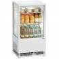 Expositor Refrigerado 4 Caras, 2 Estantes, 3 Alturas, 58 Litros, Blanco, Bartscher