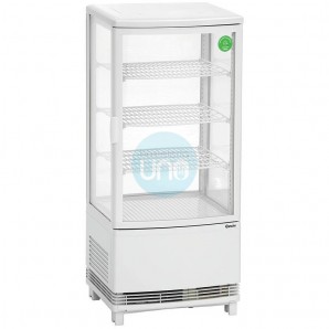 Expositor Refrigerado 4 Caras, 4 Alturas, 86 Litros, Blanco, Bartscher