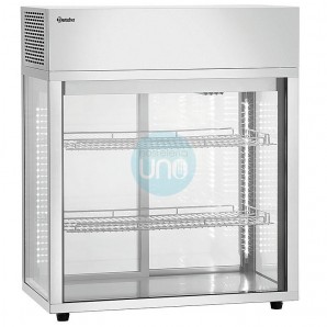 Mostrador Refrigerado Sobremesa, Puerta Trasera, 80 cm Ancho, 3 Alturas, 177 Litros, Bartscher 74502E