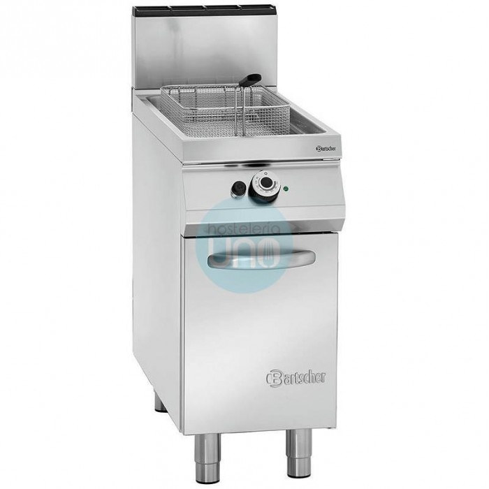 Freidora a Gas de Pie, con Mueble, 1 Cuba de 20 Litros, Fondo 90 cm, Bartscher