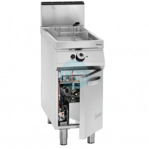 Freidora a Gas de Pie, con Mueble, 1 Cuba de 20 Litros, Fondo 90 cm, Bartscher