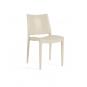 4 Sillas beybe, apilable,  polipropileno blanco* - 4 unidades