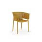 4 Sillones bill, apilable,  polipropileno antracita - 4 unidades