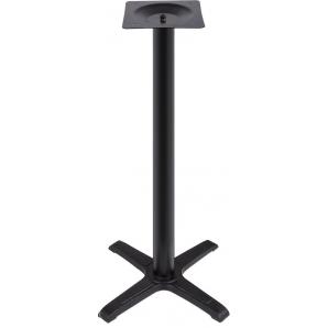 2 Bases de mesa caribe, alta, negra, base de 56 x 56 cms, altura 102 cms - 2 unidades