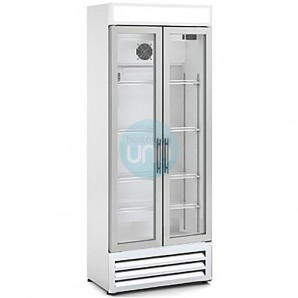 Armario Refrigerado Expositor, 333 Litros, 4 Estantes, Blanco, Coreco ECCVAR-23