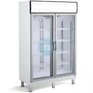 Armario Refrigerado Expositor, 1000 Litros, 8 Estantes, Blanco, Coreco AGPC125