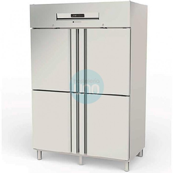 Armario Refrigerado, 4 Puertas opacas, 1404 Litros, 22 Guías, 6 Estantes GN2/1, INOX, Coreco AGR-1004PF