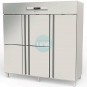 Armario Refrigerado, 5 Puertas opacas, 2197 Litros, 18 Guías, 9 Estantes GN2/1, INOX, Coreco AGR-2005